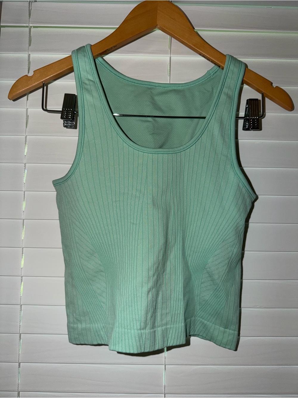lululemon Ribbed Seamless Tank Top Mint Green Size 4